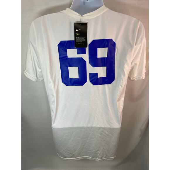 Nike Dri-Fit White Short Sleeve Tee Large  Elite Development Series New with Tag - Picture 2 of 6